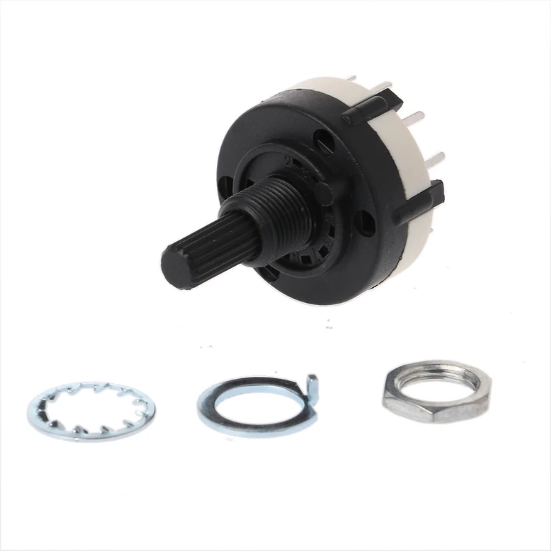 

2 Pole 6 Way / 3 Pole 4 Way Rotary Switch - Good Quality - 1st CLASS POST