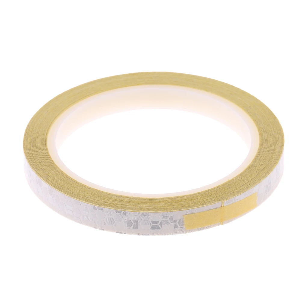 8 Meters Reflective Bike Wheel Rim Stickers Bicycle Cycling MTB Motorcycle Reflector Tape DIY Decals