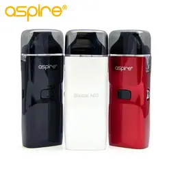 Набор электронных сигарет Aspire Breeze NXT Vape 5,4 мл Pod Tank распылитель испаритель 1000 мАч батарея 0.8ом сетка катушка pk avp комплект