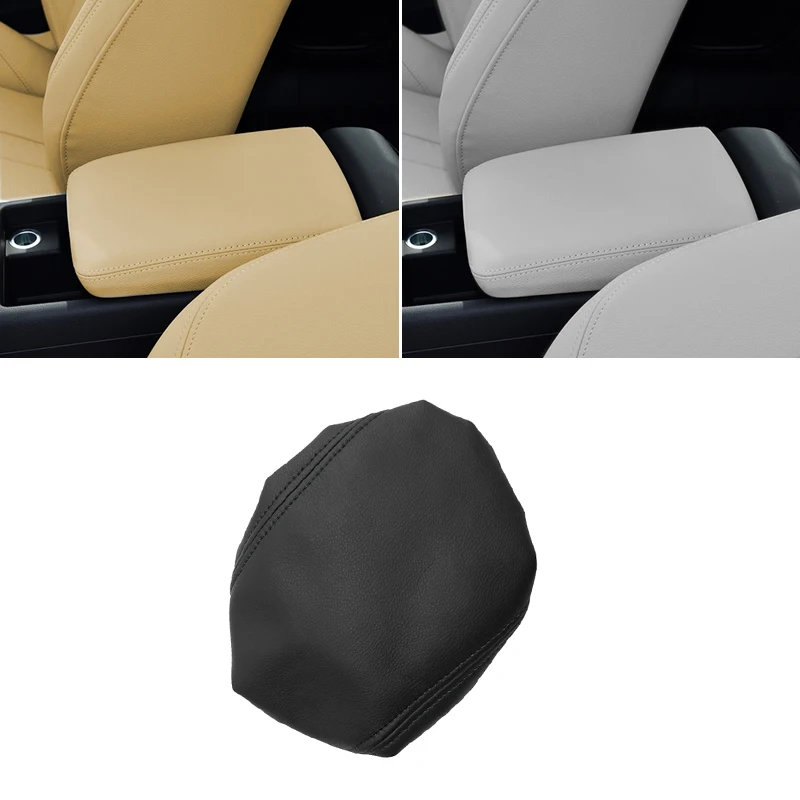 Copertura Del Bracciolo In Morbida Pelle Per Audi A4 B9 2017 2018 2019 Car Interior Center Control Box Bracciolo Copertura Della Fascia Elastica Trim