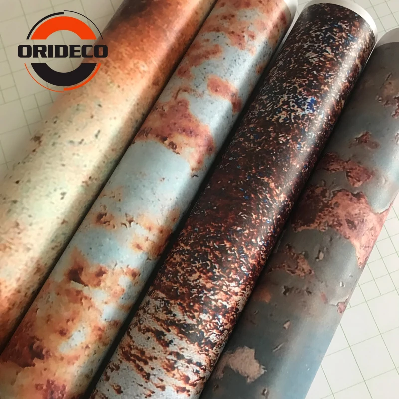 152X10/20/30/40/50CM 7Kinds Rusting Vinyl Wrap Film Car Wrapping Wrap Vinyl Car Stickers Bomb Car Styling Accessories Decoration