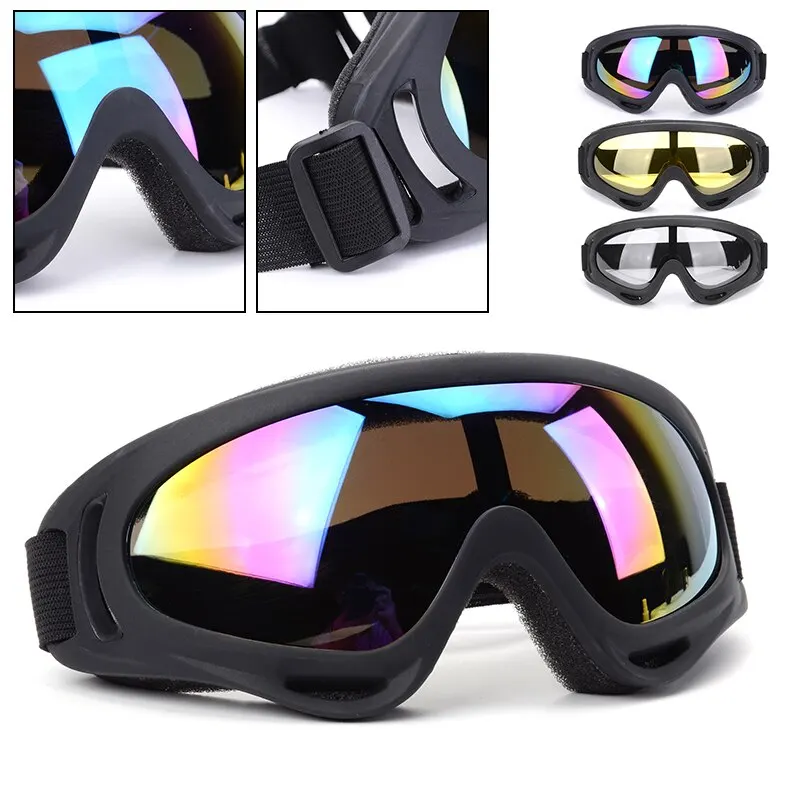 Details about   Ski Skiing Goggles Sunglasses Eye Protector Anti Fog UV Wind Sand Men Women 