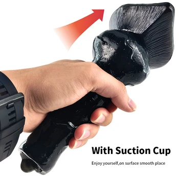 SMMQ Huge Realistic Dildo Dog Knot Sex Toy For Women Male Anal Butt Plug Wolf Fake Penis Toys For Adults 18 Sex Shop Erotic 2