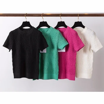 

Spring Newly 100% wool sweater Patchwork Women jumper 2020 Fashion Slim Ladies Knitted Sweater Long Sleeve Buttons Sweater