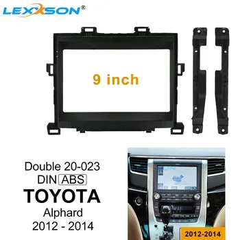 

Car Fascia For TOYOTA Alpha 2012-2014 Double Din Car dvd Frame 9 Inch Fascias Audio Fitting Adaptor canbus box Panel Dashboard