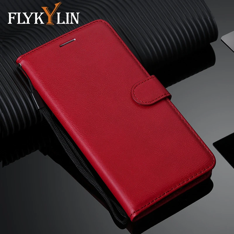 

FLYKYLIN Soild Color Case For Samsung Galaxy A80 A90 A10e A20E A40 A60 A70 M30 M40 Back Cover on Leather Wallet Flip Phone Coque