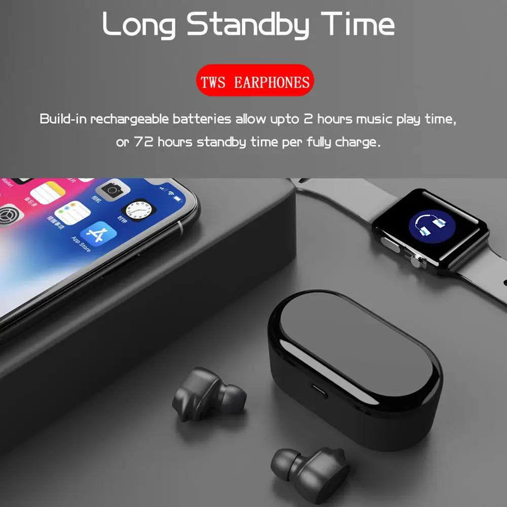 LYMOC Air 2 Bluetooth 5,0 беспроводные наушники TWS наушники нового поколения наушники двойной HD микрофон для iPhone Xiaomi huawei