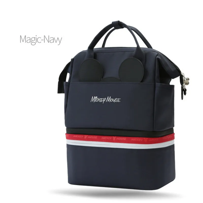 Disney Mochila Maternidade водонепроницаемая сумка для подгузников USB по производству бутылочек для кормления Путешествия Рюкзак Детские сумки для мам, сумка для хранения Мумия спальные мешки