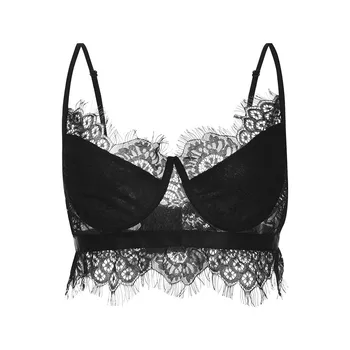 

Sexy bras bralette New Women's Lace Hollow Openwork Sexy Perspective Women Underwear Bra sujetador лифчик сексуальное белье