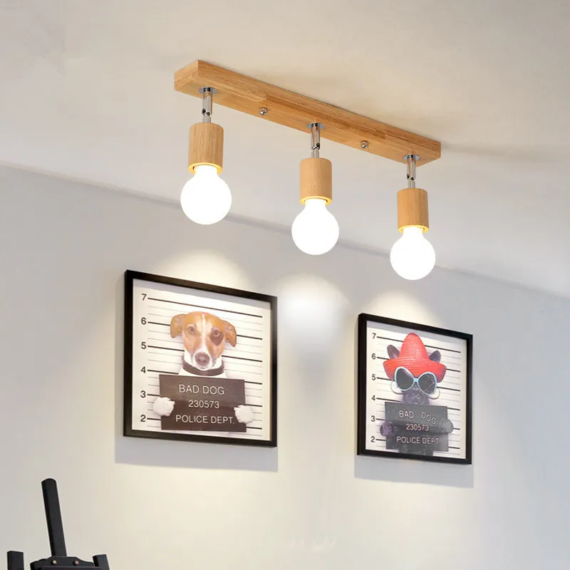 

Scandinavian Minimalist Strength Chandelier Surface Mounted Exhibition Hall Clothing Store Chandelier Household Corridor Hallway
