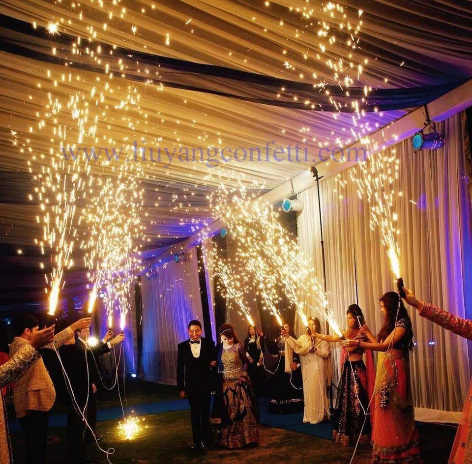 Bride Entry Cold Pyro Firework Receiver Wedding Fountain Handheld Hand Held Shooter Reusable Firing System Ignition Party Stage