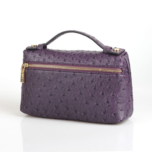 Fashion Designer Handbag Ostrich Pattern Portable Bag Clutch Bag 2022 Lady Hand Bag Purse Make Up Bag Trend Bag