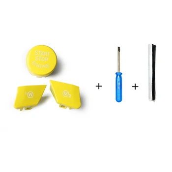 

Cover Switch Button Cover Yellow Replacement For BMW M1 M2 M3 M4 F80 F83 Car