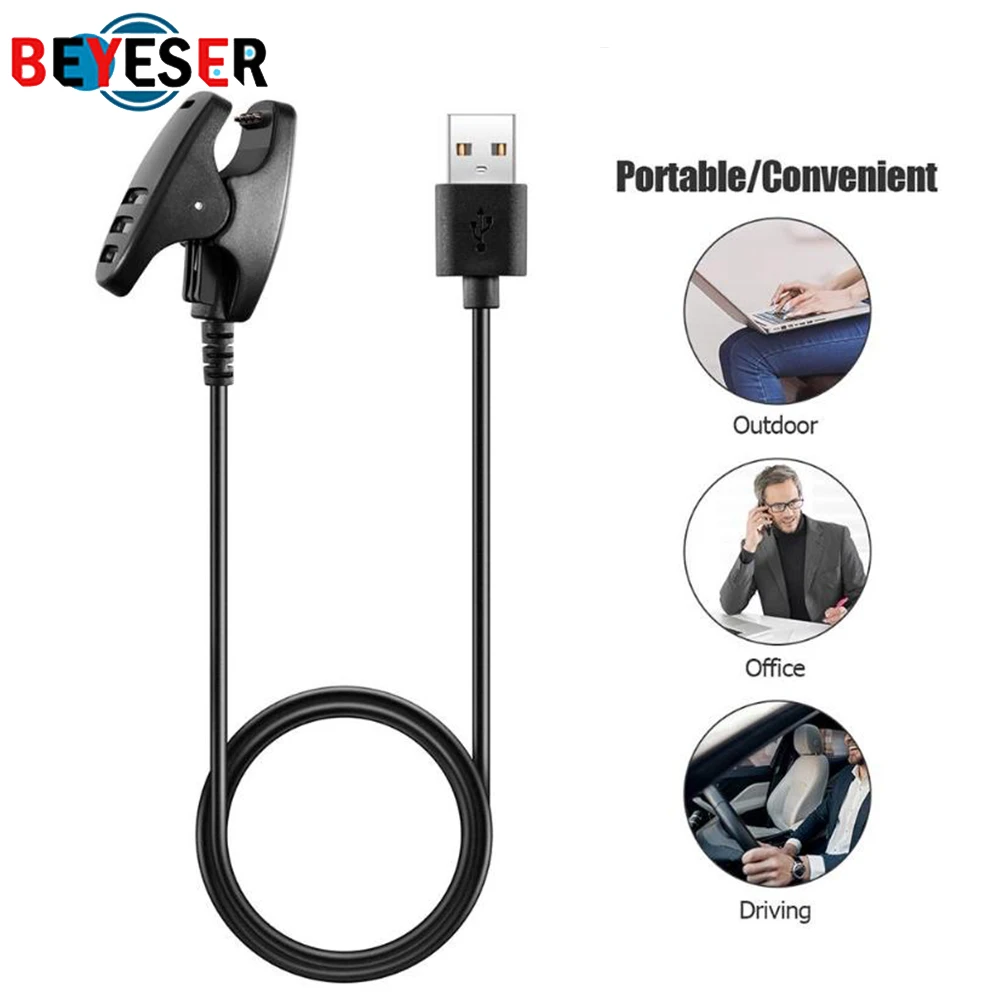 

1M USB Clip Charger Cable for Suunto 3 5 Spartan Trainer Ambit Ambit 2 3 Traverse USB Cable Charger Smart Watch Accessories