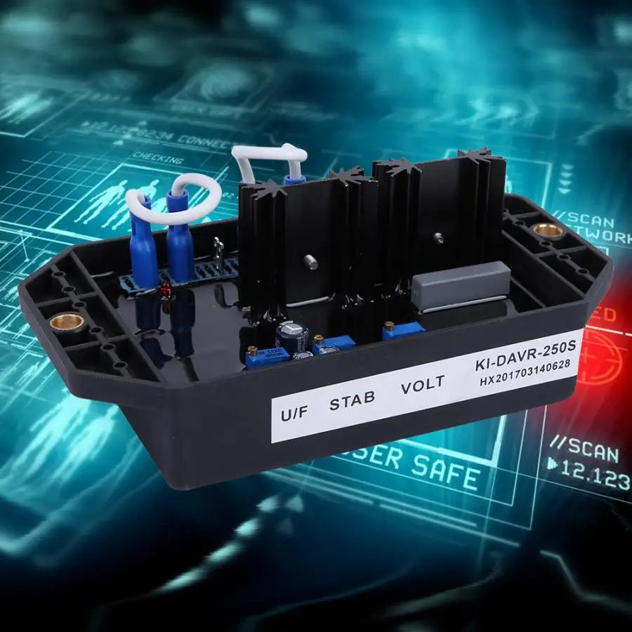 KI-DAVR-250S AVR Автоматический регулятор напряжения однофазный генератор запасных частей подходит для генераторной установки фитинги