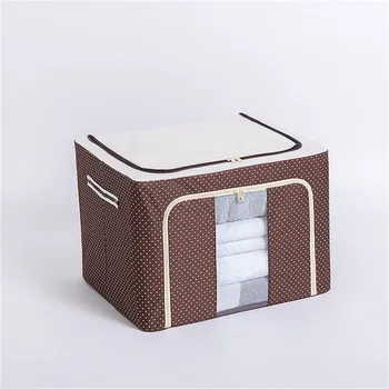 

Large Capacity Clothes Storage Bag Organizer Blankets Bedding Foldable with Sturdy Zipper Clear 66L quilt home Storage Bag