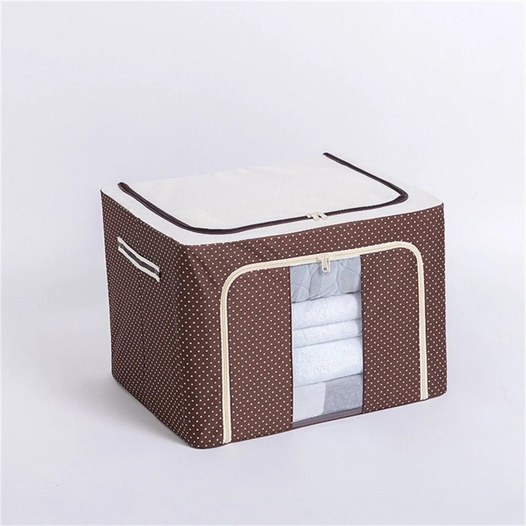 

Large Capacity Clothes Storage Bag Organizer with Thick Fabric for Comforters Bag Box Home Organizer Storage Tools