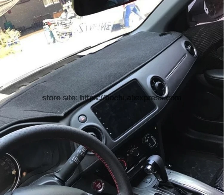 Для toyota alphard 2011 12 правый коврик приборной панели защитный коврик черный Автомобильный Стайлинг обновление интерьера клейкий коврик продукты