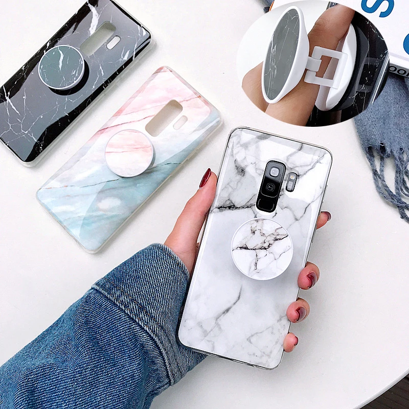 Мраморные Чехлы для Samsung Galaxy A30S A50 A10S S20 Lite 10 S9 S8 Plus Note 8 9 A70 A30 M10 чехол мягкий TPU