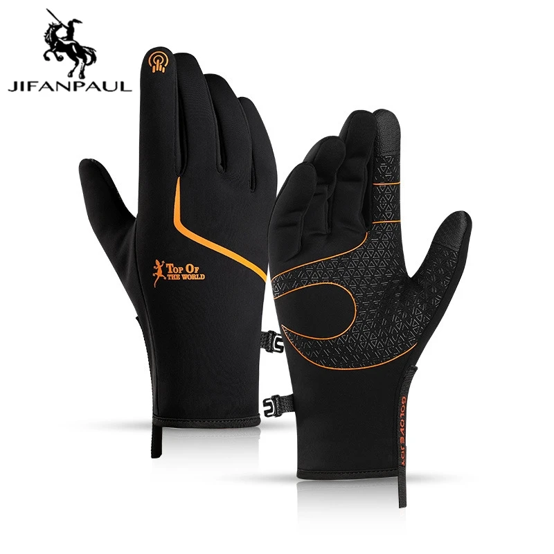 

JIFANPAUL New riding gloves outdoor winter gloves plus cashmere warm sports mountaineering tactical gloves men's gloves