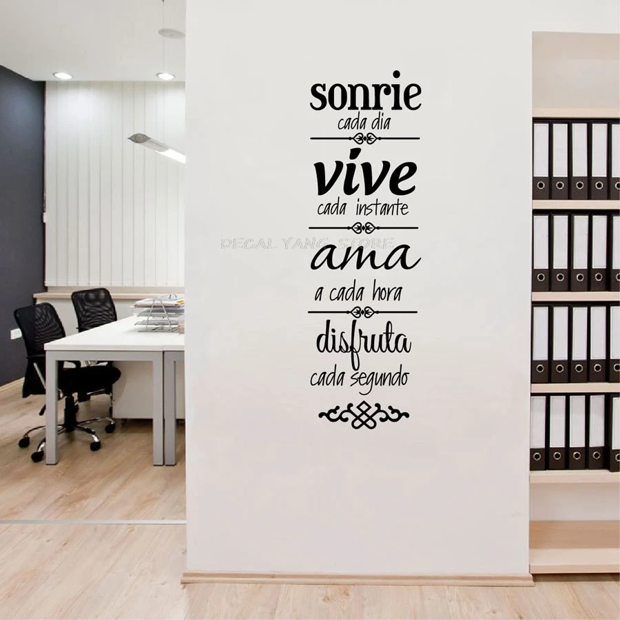 Новейшие испанские Правила Дома стикер на стену NORMAS DE CASA Vinilos Decorativos украшение для