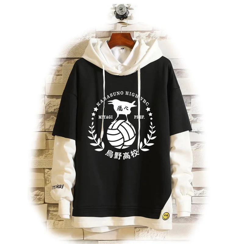 Haikyuu Cosplay Hoodies Karasuno Volleyball Club Costume Sweatshirt Adult Unisex Hooded Sweater Spring and Autumn