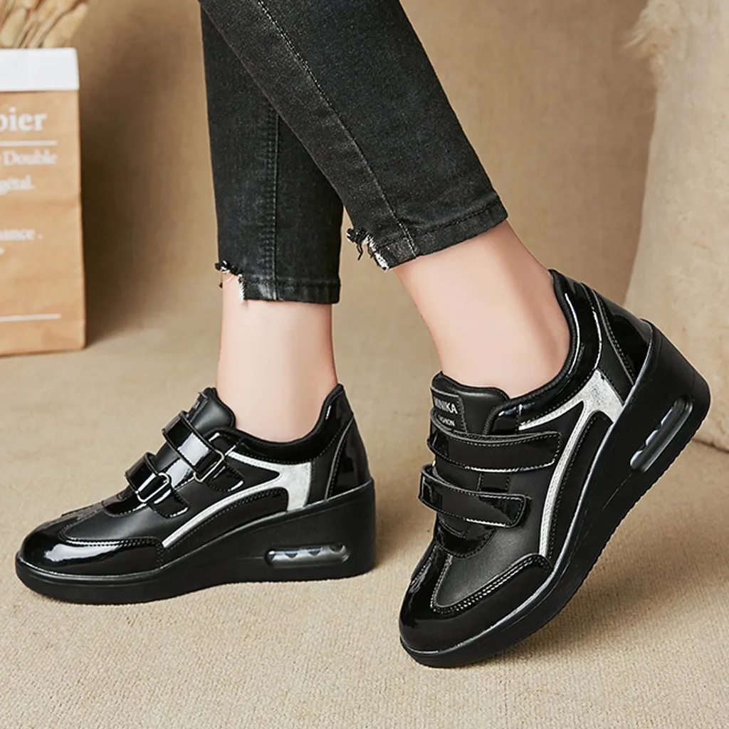 Женская модная обувь на толстой подошве для отдыха прогулочная амортизирующие