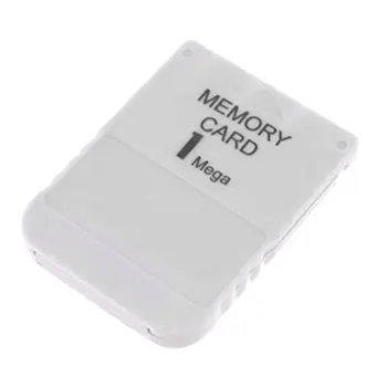 

for PS1 Memory Card 1 Mega Memory Card For Playstation 1 One PS1 PSX Game Useful Practical Affordable White 1M 1MB