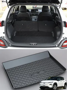 

Puou Non-Slip Waterproof For Hyundai Encino 2018-19 Mat Rear Trunk Liner Cargo Floor Tray Carpet Guard Protector Car Accessorie