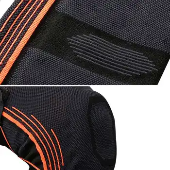 

1PC Knee Pads Outdoor Sports Safety Breathable Elastic Brace Gym Train Weight Bandage Compression Knee Pad Sport Protection Belt