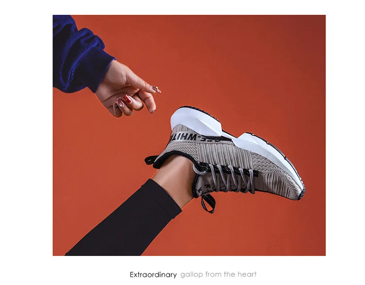 Couples Casual White Shoes Fly Woven Breathable Extra High Old Man Shoes Students Lightweight Sports Running Shoes Online Celebr