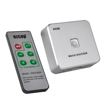 

EZCAP Audio Capture Music Digitizer Convert old analog music to MP3 Support USB drive or For SD card With Remote Control