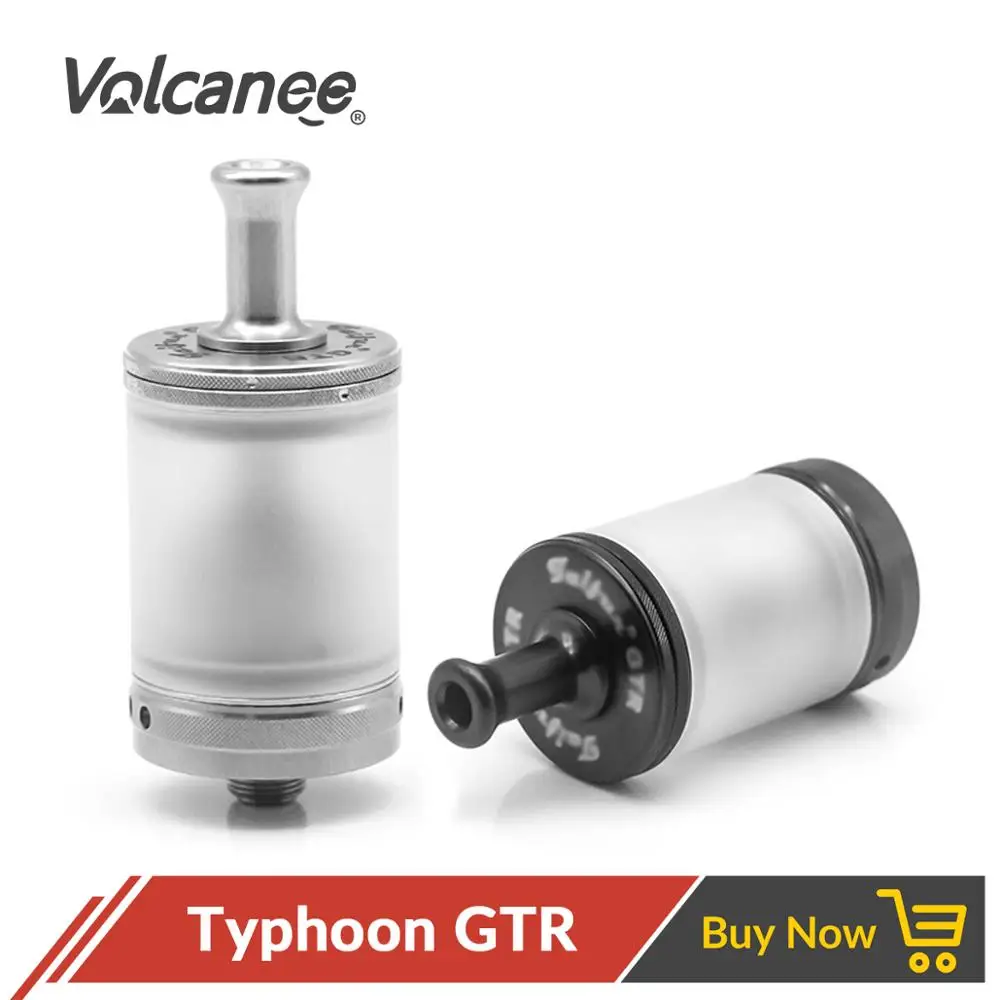 Атомайзер Volcanee ShenRay Typhoon GTR MTL RTA емкость 4 мл нержавеющая сталь 316 для мода 510