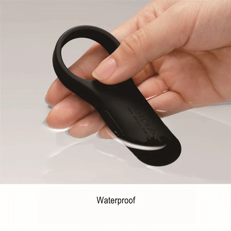 TENGA 15/10 Speeds Penis Ring Vibrator Time Delay Ejaculation Silicone USB Charging Waterproof Penis Massage Sex Toys for Men