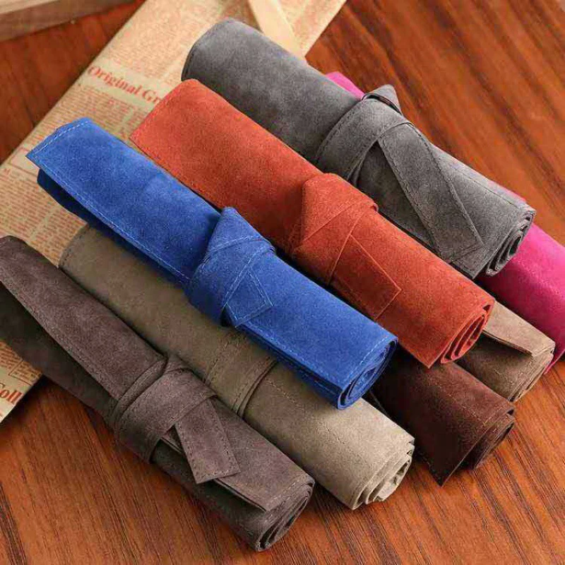 Roll Up Scissors Pouch Professional Barber Salon PU Holster-Holder For Haircutting Scissors Shear Hairdressing Holder Case Bag storage bag tool holder hairdressing tool belt