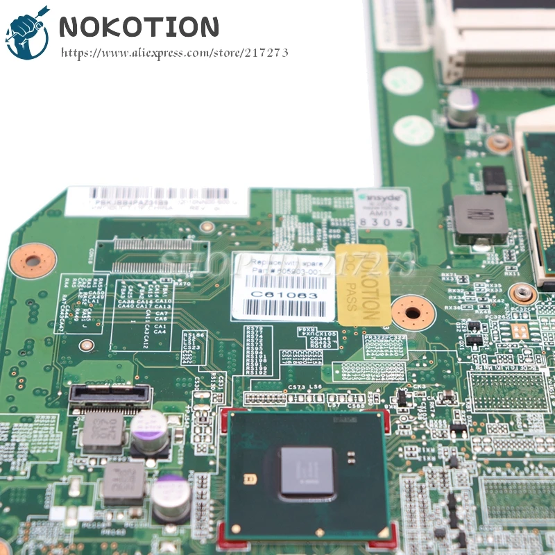 NOKOTION 615849-001 605903-001 Laptop Motherboard