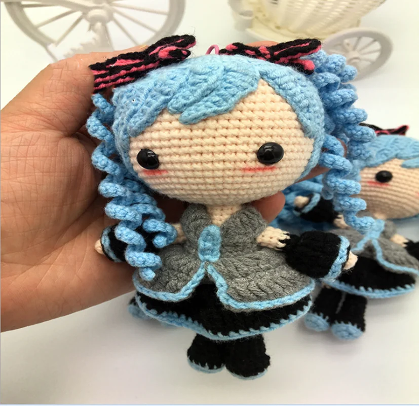 

Hand-Woven Ornaments Art Home Decoration For Room Creative Woolen doll handicraft toy model cute cartoon souvenir custom gift