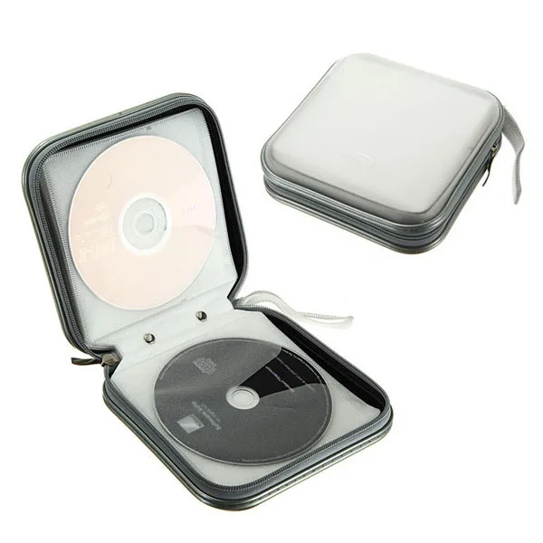 Портативный 40 шт Емкость диск CD DVD VCD кошелек DJ набор контейнеров для хранения держатель сумка для альбома WF 668