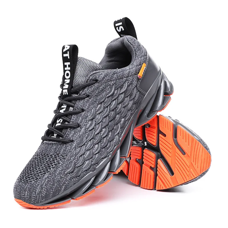 Large Size Running Shoes Summer Fly Netting Surface Mesh Shoes Breathable Lightweight Cushioning Running Shoes Gym Athletic Shoe