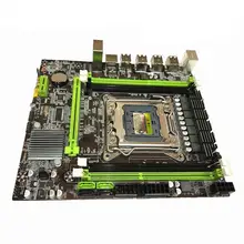 X79 материнская плата LGA2011 cpu DDR3 SATA 3,0 материнская плата для E5 2630 2650 2660v2 поддержка памяти REG ECC и процессор Xeon E5