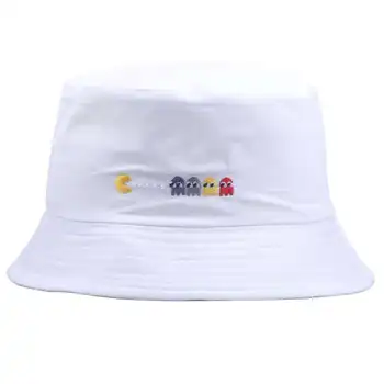 

Eat peas Design Brand Summer Hat Women Men cotton Panama Bucket Hat Flat Sun embroidery Visor Fishing Fisherman Bob Hat