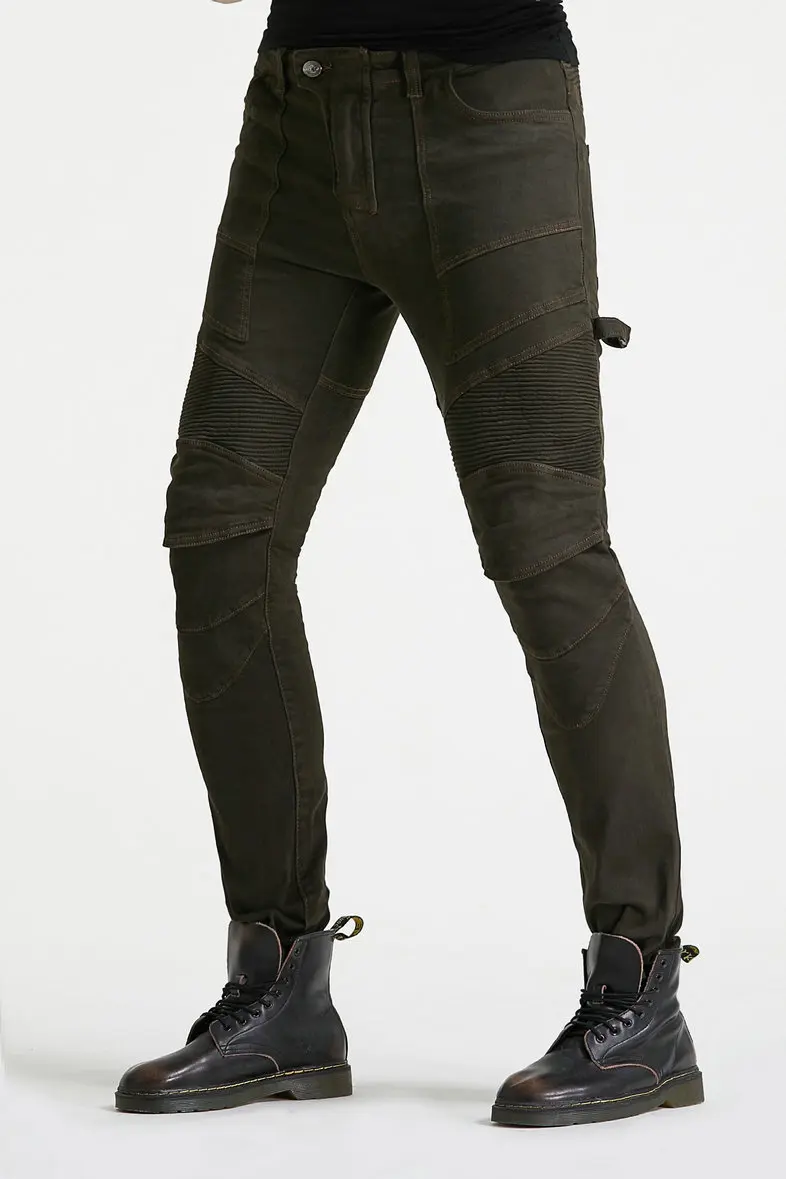 Подлинные мотоциклетные повседневные джинсы для езды на мотоцикле облегающие штаны для мужчин и женщин