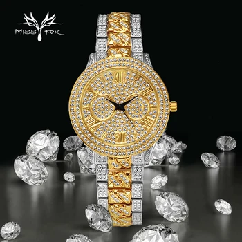 

MISSFOX Brand Watch For Men Gold And Silver Color Waterproof Luxury Unique Fashion Male Watch Dropshipping Gent Clock 2020 New
