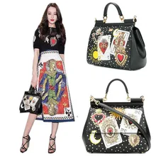 Известный дизайнер письмо панелями покер женские кошельки и сумки высокого качества роскошные модные сумки через плечо Sac основной