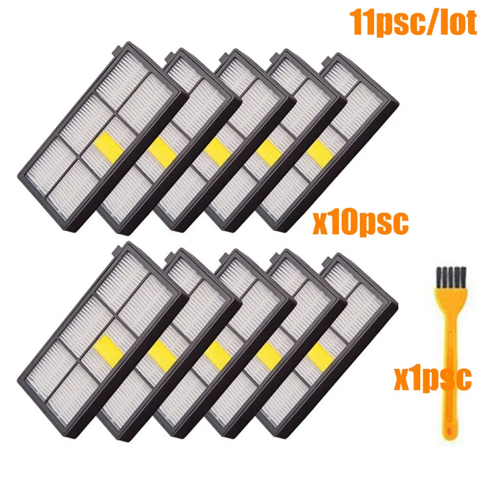 10pcs hepa filter kit for iRobot Roomba 800 900 Series 870 880 980 Vacuum Cleaner parts replacement Accessories | Бытовая техника