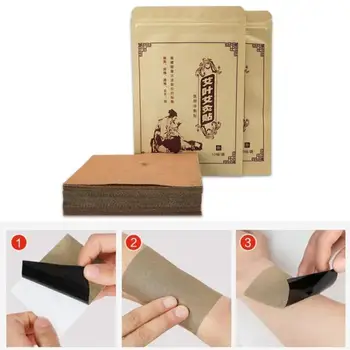 

10 Tablets A Pack Of Moxa Paste Moxibustion Health Paste Knee Joint Pain Paste Analgesia Swelling Chinese Medicine Analgesia