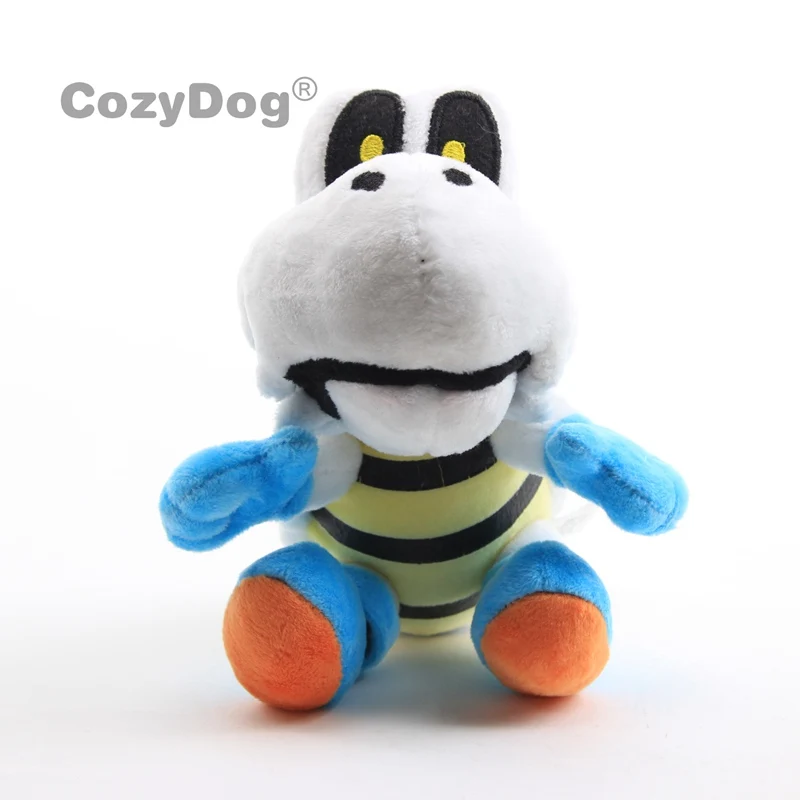 Серия Mario Spiny Koopa Mecha Koopa Bones черепаха Magikoopa Kamek плюшевые куклы игрушки для детей подарок на день рождения 16-26 см - Цвет: 17cm Bones Turtle