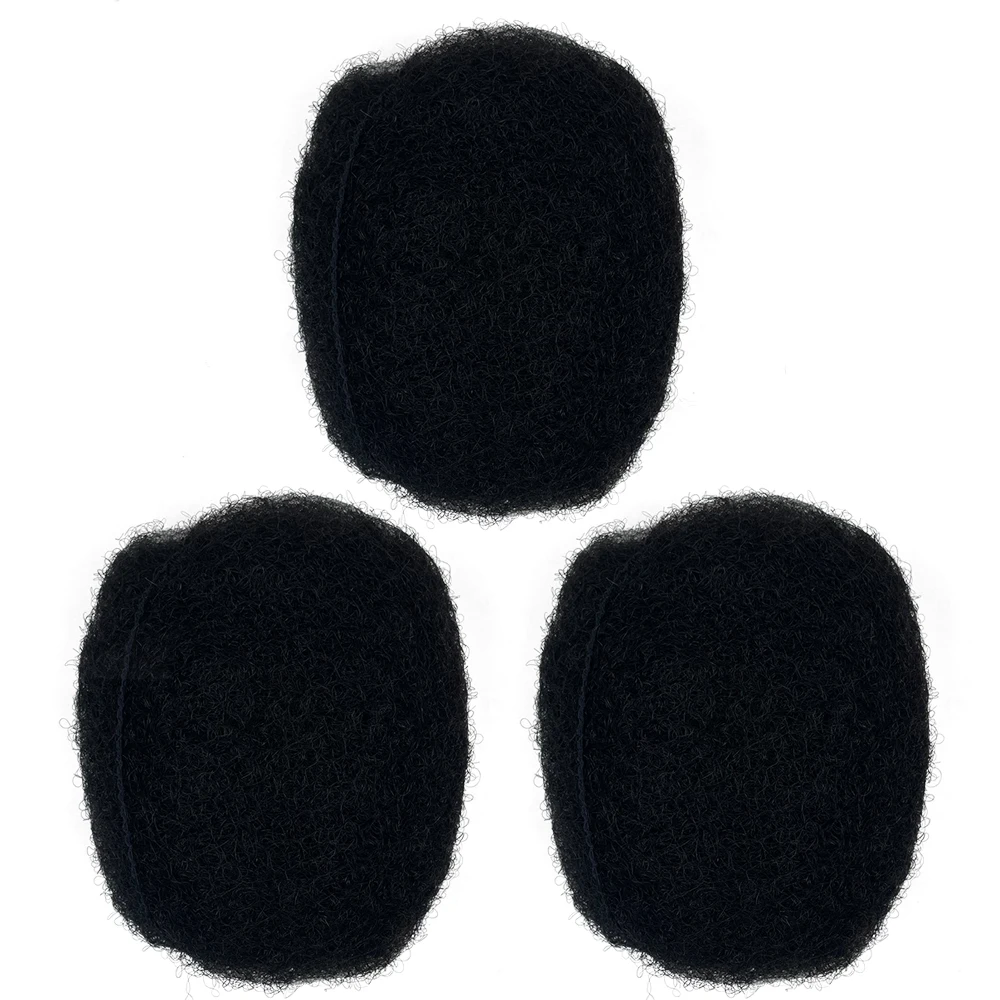 Tight Afro Kinky Human Hair,Ideal for Making,Locs Repair,Extensions,Twist,Braids 4 Bundles/Package #1 Jet Black