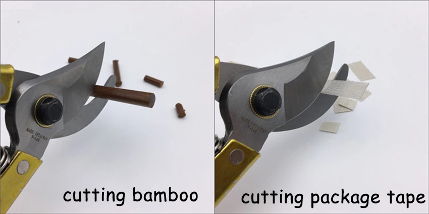 Tuhao Gold Garden Scissors Fruit Tree Pruning Shears Bonsai Pruners Gardening Secateurs Easy Pruners Garden Shears Grafting Tool