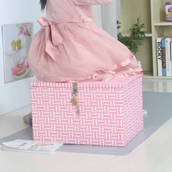 

Storage Box with Lock Locked Box Lock Storage Box Large Capacity Lock Small Box Documents Snacks Box